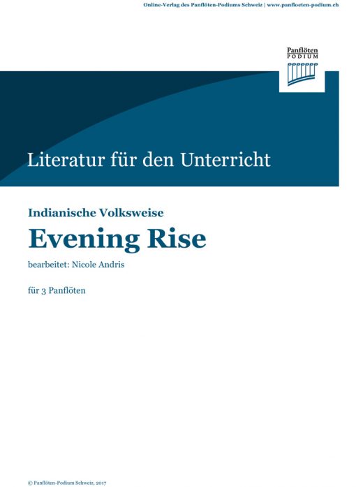 Cover Evening Rise | Indianisches Volksweise